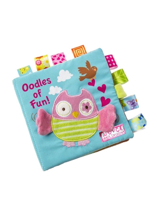 Silent Baby Activity Educational Cloth Book For Infants Toddlers Multicolour 7.09x7.8x1.42inch - Image 1