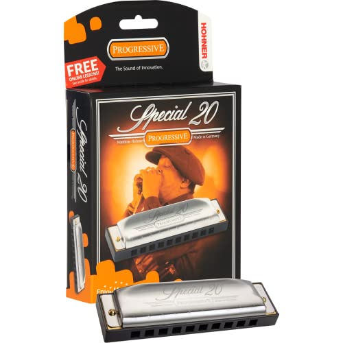 HOHNER 560PBX Special 20 Harmonica, Key of B, Stainless steel (560PBX-Bn) - Image 2