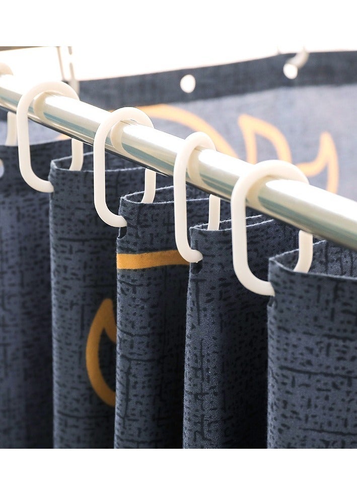 Bluejw Bed Canopy Tents Curtain Blackout Single Bed Tent Student Shading Cloth Canopy Dormitory Mosquito Net Sleep Privacy Protection with Frame for Children Bedroom With Black Cell Pattern - Image 5