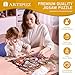 Artipuz Wooden Puzzles for Adults Dreamy Cat Wooden Puzzle Unique Shape Wood Jigsaw Puzzle for Adults Wood Puzzles Adult Gifts for Cat Lovers Wall Art Home Decor 100pcs 85 69in S - Image 4