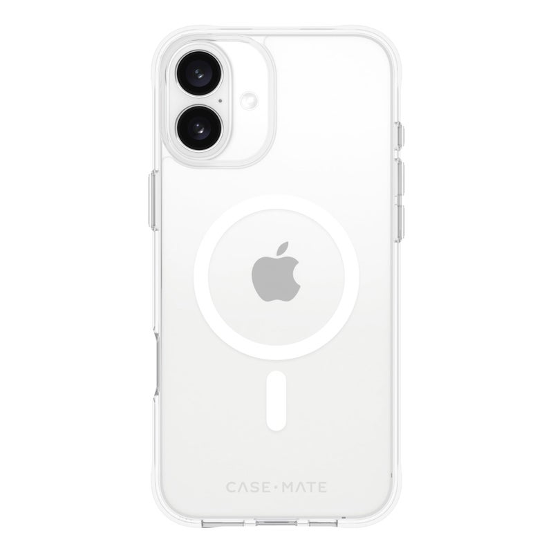 Casemate Tough Case wMagsafe for Apple iPhone 16 Plus 67 2024 12Ft Drop Protection wAntiScratch Anti Yellowing Coating Raised Edges Fashion Case Wireless Charging  Clear