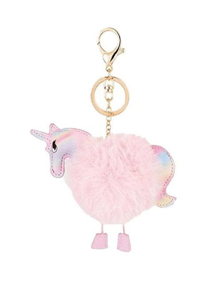 NIBEMINENT Unicorn Hair Ornat Pony Key Chain