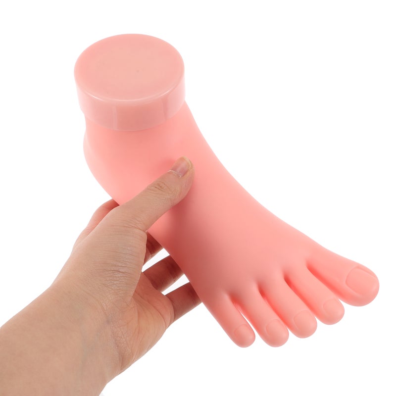 2pcs Manicure Practice Foot Model Realistic Silicone Foot Nail Art Training Fake Feet For Practice Displaying Nail Art - Image 4