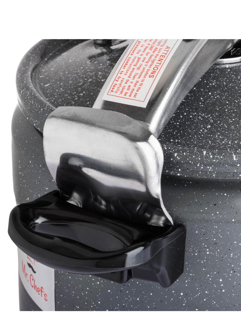 هيك 4 literلترات قدر ضغط جرانيت مقاس 4 لتر لون رمادي رمادي - Image 5