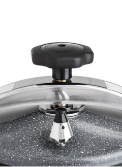 Hic 4 literLiters Aluminium Granite Pressure Cooker 4 liter Grey Color Gray  - Image 5