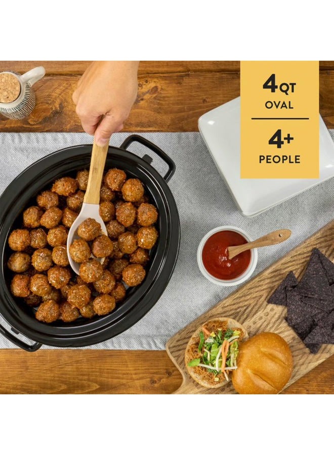 Crock-Pot 4 Quart Travel Proof Cook and Carry Programmable Slow Cooker with Locking Lid, Convenient Handles, and Digital Display, Stainless Steel - Image 4