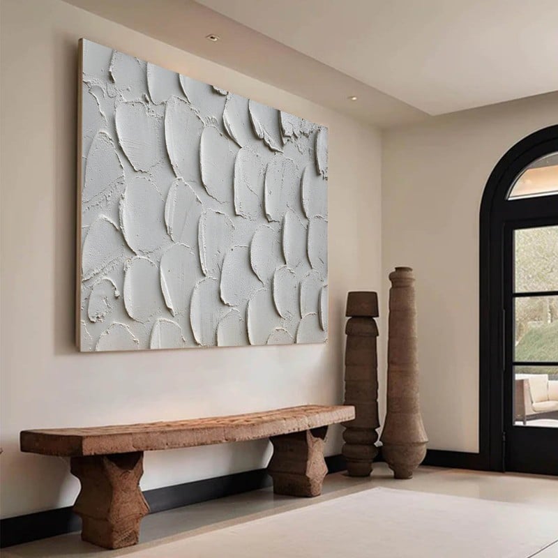 Marktna One abstract art canvas print with a hollow frame, measuring (60×40) - Image 2