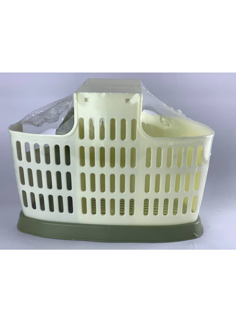 WINNER Plastic Cutlery Drainer – Divided Kitchen Utensil Holder for Spoons & Knives - Image 2