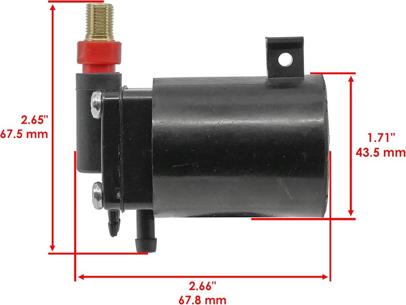 Caltric Fuel Primer Choke Solenoid for Johnson Evinrude OMC - Image 2