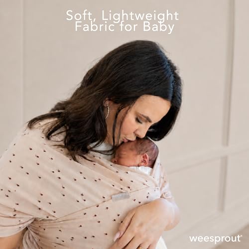 WeeSprout Baby Wraps Carrier - Perfect Child Sling for Newborn and Infant, Enhances Bonding, Soft and Breathable, Ideal for Babywearing - Image 5