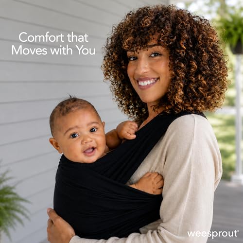WeeSprout Baby Wraps Carrier - Perfect Child Sling for Newborn and Infant, Enhances Bonding, Soft and Breathable, Ideal for Babywearing - Image 4