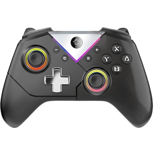 Offbeat Bluetooth 5.2 wireless RGB gaming Controller for PC, IOS/ Android | Dual-mode BT 5.2 + Wired gamepad | Hall effect magnetic triggers & joystick | Macro programmable button and turbo mode | Rechargeable Type C - Image 1