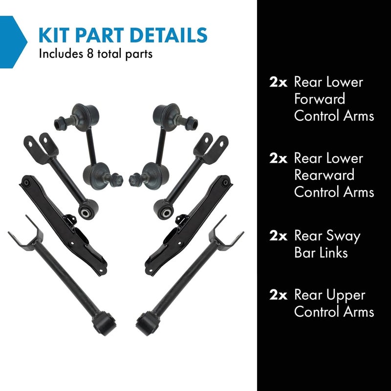 TRQ Rear Suspension Kit for Chrysler 200 and Dodge Avenger - Image 2