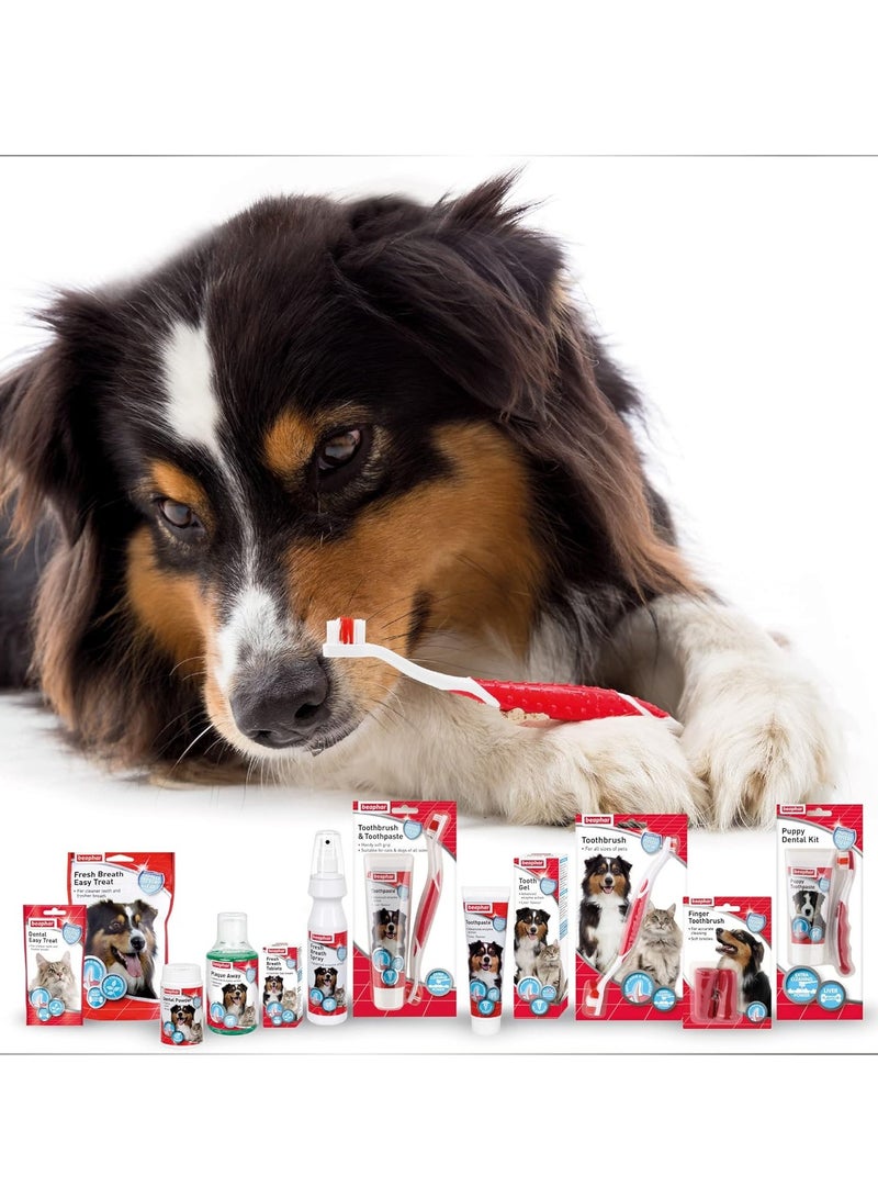 beaphar Advanced Dual Enzyme Toothpaste Dental Care for Dogs and Cats Helps Prevent Bad Breath and Combat Plaque Liver Flavoured 100g Tube - Image 4