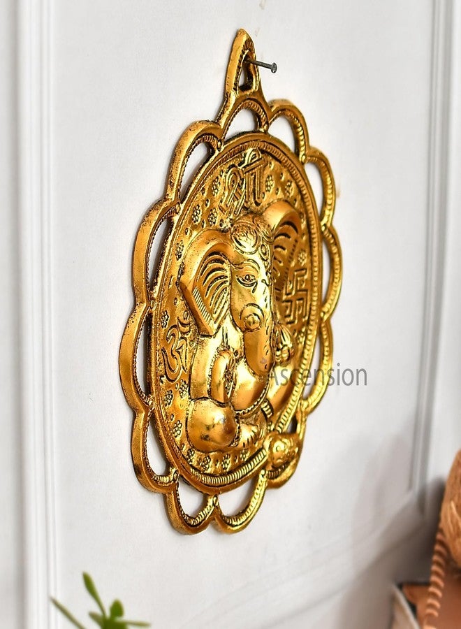 ascension Ganesh Ganesha Ganpati Showpiece Main Door Hangings for Home Décor Decoration and Gift Purpose Diwali Gifts, Pooja, Temple All Hanging Siddhi Vinayak Ganesha Wall Decor Showpiece - Image 3