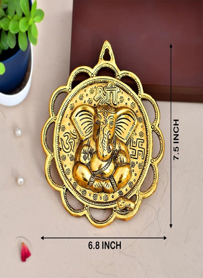 ascension Ganesh Ganesha Ganpati Showpiece Main Door Hangings for Home Décor Decoration and Gift Purpose Diwali Gifts, Pooja, Temple All Hanging Siddhi Vinayak Ganesha Wall Decor Showpiece - Image 4