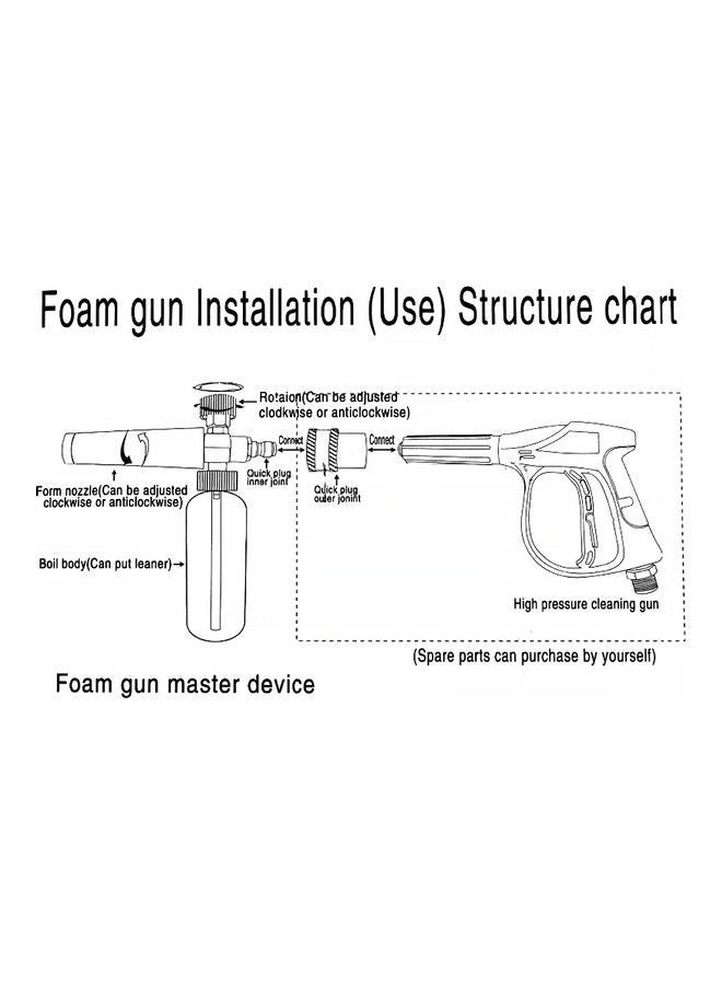 MUNTAQI Snow Foam Lance Generator With Adjustable Sprayer Nozzle - Image 2