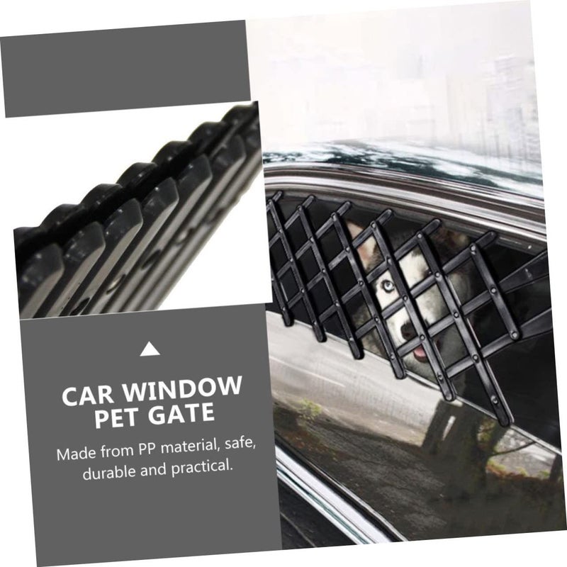 Retractable Pet Window Mesh Easy Install Car Fence Expands For Airflow SUV Dog Barrier - Image 4