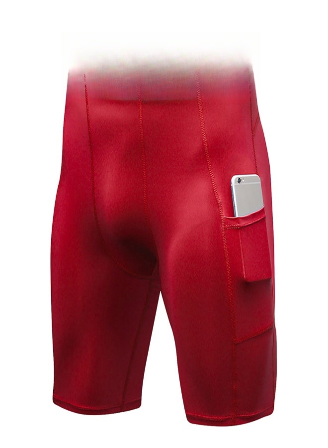 YEL PRO 4 Packs Men Compression Shorts Active Workout Underwear with Pocket - Image 2