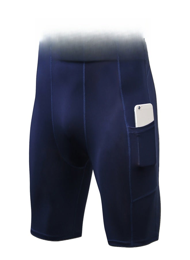 YEL PRO 4 Packs Men Compression Shorts Active Workout Underwear with Pocket - Image 3