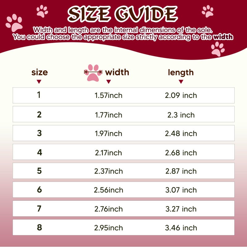 FISHOAKY Dog Shoes for Large Dogs, 360Â°Anti Slip Medium Dog Boots & Paw Protectors Winter Snowy, Waterproof 4Pcs Dog Booties with Reflective Strips (Size 6: 2.56''x3.07''(W*L), Red) - Image 5
