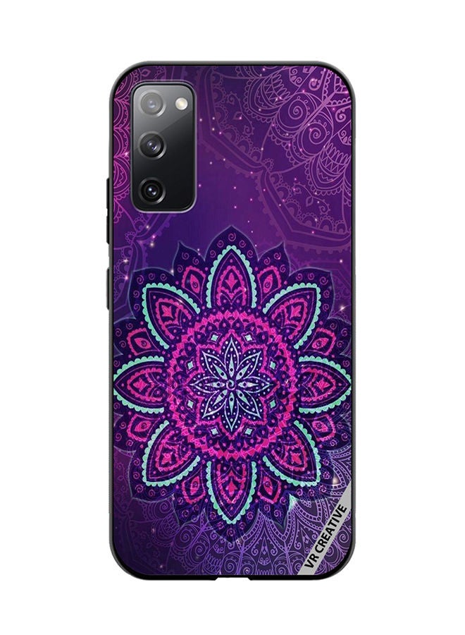 VR CREATIVE Protective Case Cover For Samsung Galaxy S20 FE 5G Mandala Design Multicolour - Image 1