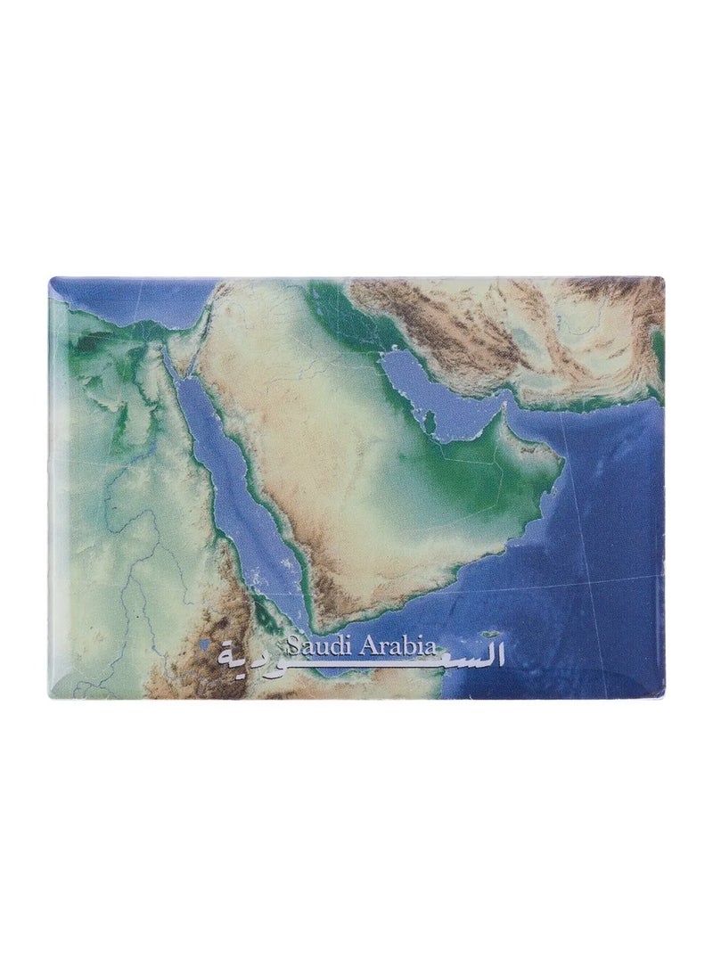 SHABABUNA x HNAK Fridge Magnet Saudi Arabia print from ShababunaXHnak a local brand - distinctive design to add a personal touch - made of high-quality materials to last a long time strong and durable - pctq-17  - Image 1