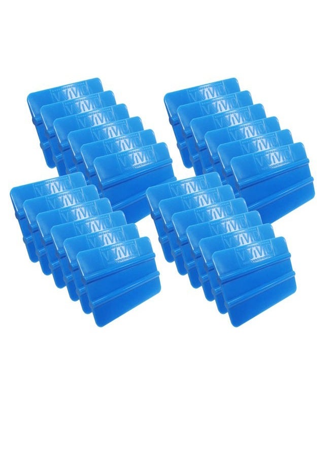 VViViD Blue Handheld Vinyl Wrap Applicator Squeegee (24 Pack) - Image 1