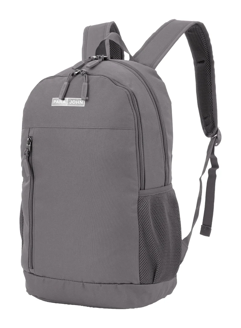 بارا جون Parajohn 19 Inch School Backpack, Lightweight Water Resistant School Bag for Boys & Girls with Laptop Compartment, Grey