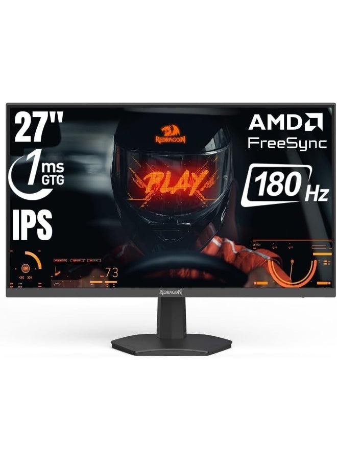 ريدراجون شاشة ألعاب Redragon Mirror GM27X5IPS مقاس 27 بوصة - Image 1
