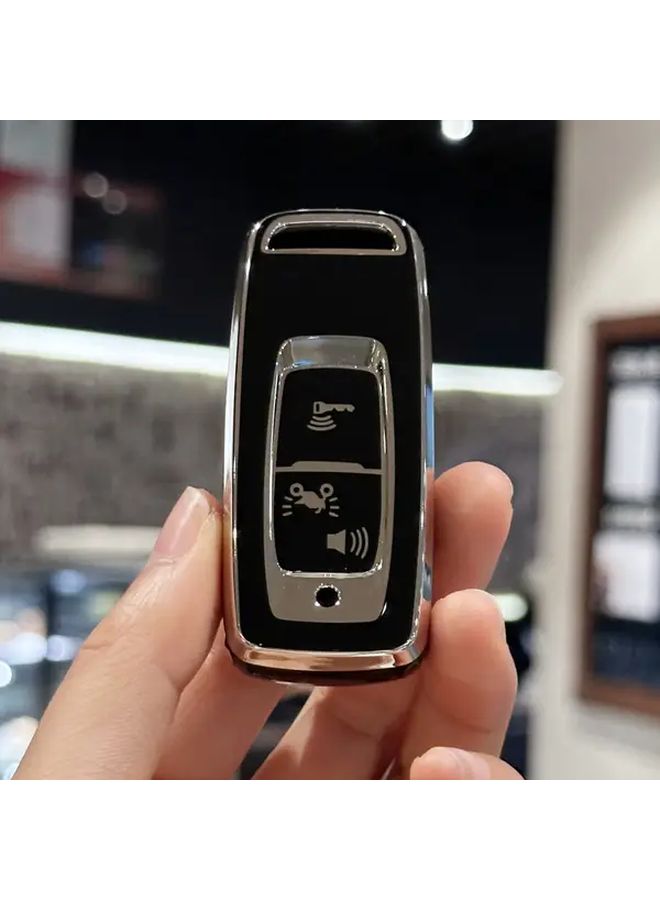 غطاء مفتاح التحكم عن بعد من مادة TPU باللون الأبيض مخصص لدراجة هوندا PCX160 بنظام المفتاح الذكي بدون مفتاح - Image 5