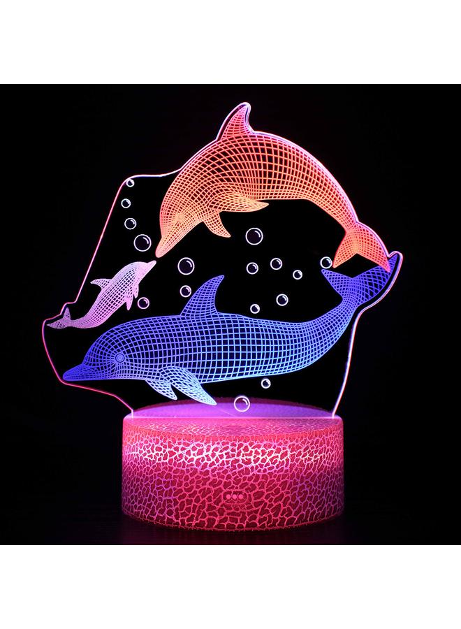 Bluejw Specialized E-commerce Animal Series 3D Night Light Colorful Touch Remote Control Desk Lamp Acrylic Bedside Atmosphere Lamp - Image 1