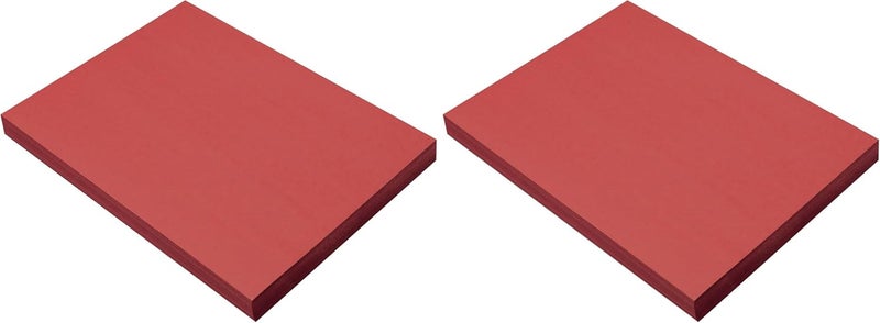 Prang (Formerly SunWorks) Construction Paper, Red, 9" x 12", 100 Sheets (Pack of 2) - Image 1