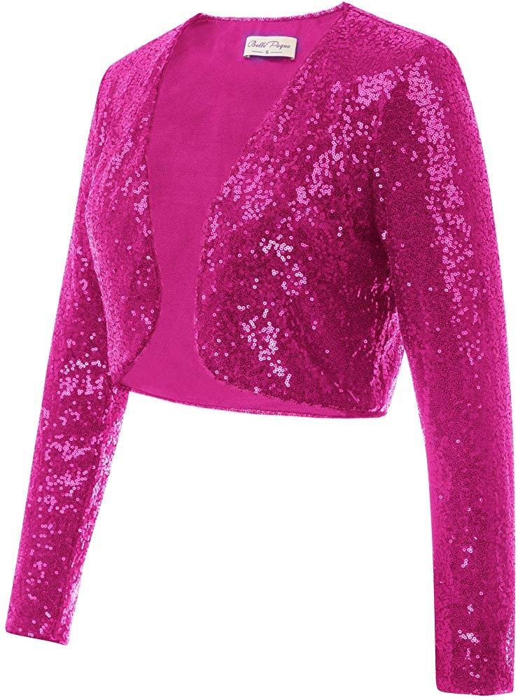 PINK WINGS Girl's Polyester Blend V-Neck Shrug (SEQSHRUG_Pink_10 Years-11 Years) - Image 1