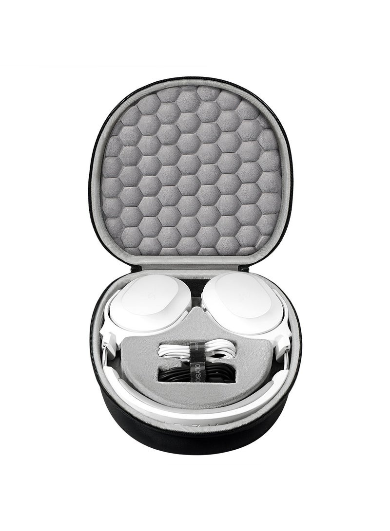 عام حقيبة تخزين بسحاب مخصصة لسماعات Razer OpusX - حقيبة واقية صلبة مقاومة للصدمات، محمولة ومدمجة لتنظيم وحماية السماعات والملحقات. - Image 1