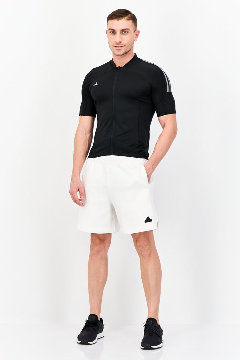 Adidas تي شيرت رياضي للرجال بأكمام قصيرة مناسب للخارج، أسود - Image 4