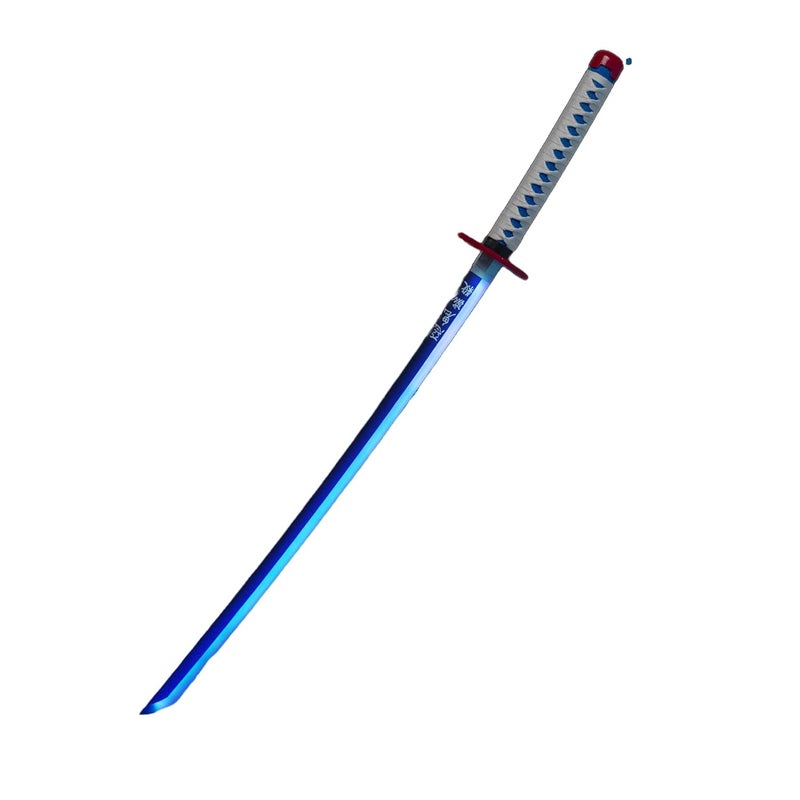 Offo Demon Slayer Giyu Tomioka Neon LED Katana – 100cm Life-Size Light-Up Anime Sword for Cosplay, Display & Training | Elegant Gift for Fans, Kids, Teens & Collectors - Image 1