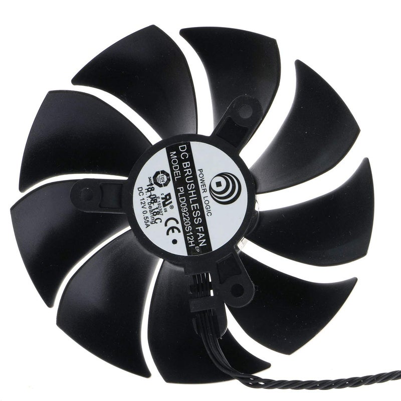 TRADOCK Graphics Card Cooling Fan for EVGA RTX 2060 2070 2080 2080Ti PLD09220S12H Cable Length 19cm - Image 2
