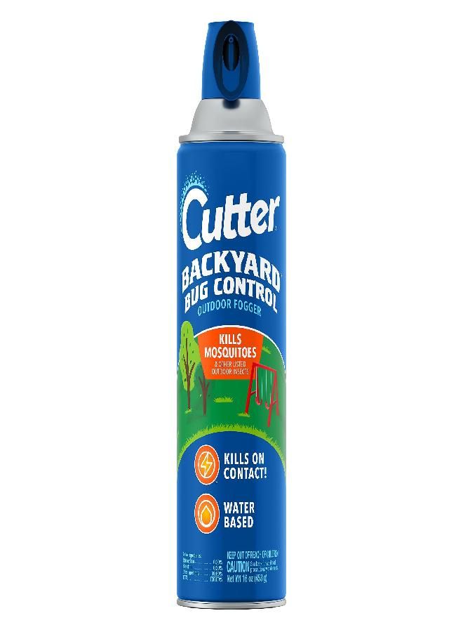 Cutter Backyard Bug Control Outdoor Fogger, Kills Mosquitos, Gnats & Flies, Perfect for Backyards, Decks, Patios, 16 Ounce - Image 1