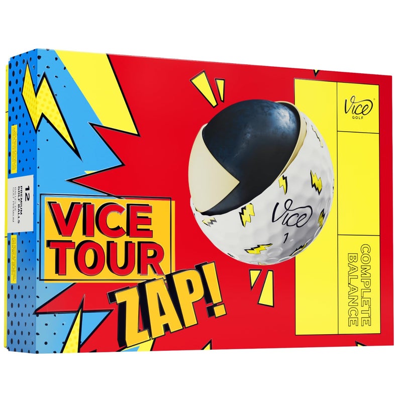 Vice Golf Vice Tour Limited Edition Golf Balls (Zap) - Image 1