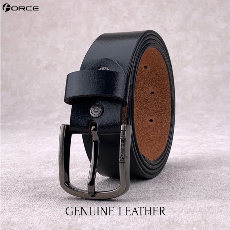 فورس حزام جلد طبيعي تيمبر (أسود) من جلد ميلانو - Image 3
