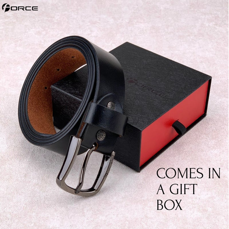 فورس حزام جلد طبيعي تيمبر (أسود) من جلد ميلانو - Image 4