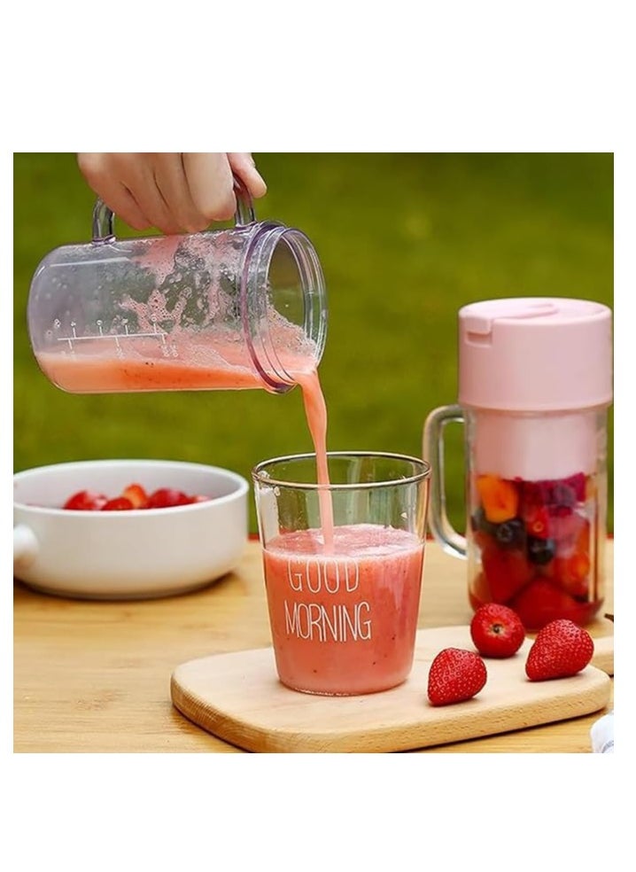 Generic - Generic Royadulex Blender, Royadulex Portable Blender Juicer Bottle, Royadulex Mason Juicer, Portable Blender Cup with Straw, Fresh Juice Blender Bottle, Portable Blender Personal Blender (Green) - Image 1