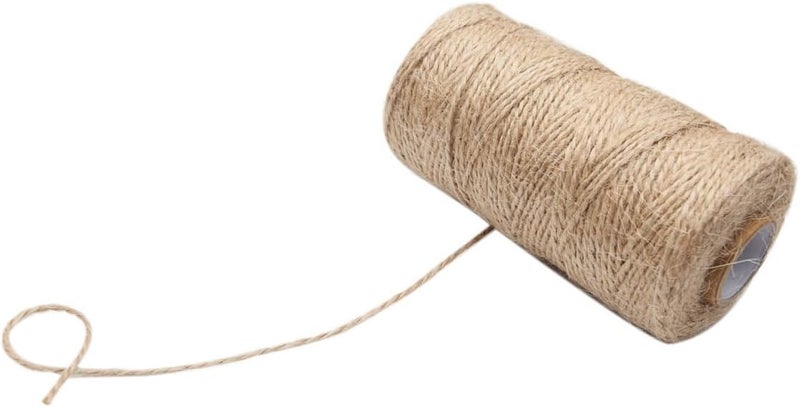 IlikeEC Jute Twine 656 Feet Natural Arts Crafts Jute Rope Durable Packing String for Photos, Gifts and Gardening Applications (2MM 328FT 2PCS) - Image 3