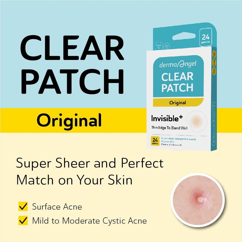 DERMA ANGEL Ultra Invisible Acne Patches for Cystic Acne Treatment Pimple Patches for Cystic Acne Blemish Patches Hydrocolloid Patches - Day & Night Use - UPGRADED (Acne Specialist 48 Count 3 Sizes) - Image 4