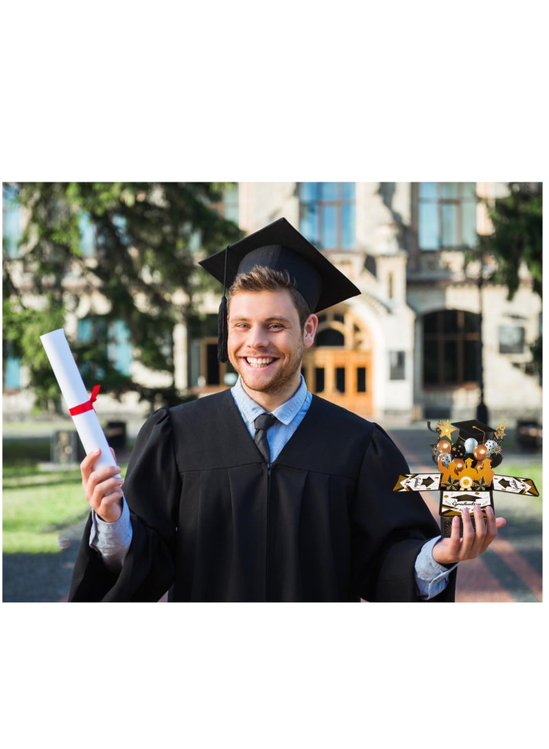 Zikra 3D Graduation Pop-Up Card - Congratulations Gift for Class of [Year] - Perfect Greeting Card for College & High School Graduates - Ideal for Sons, Daughters, Boys & Girls with Envelope - Image 4