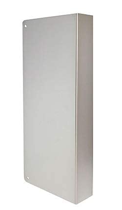 Don-Jo 30-S-CW Satin Steel Blank Door Wrap-Around with Trim Screws - Image 3