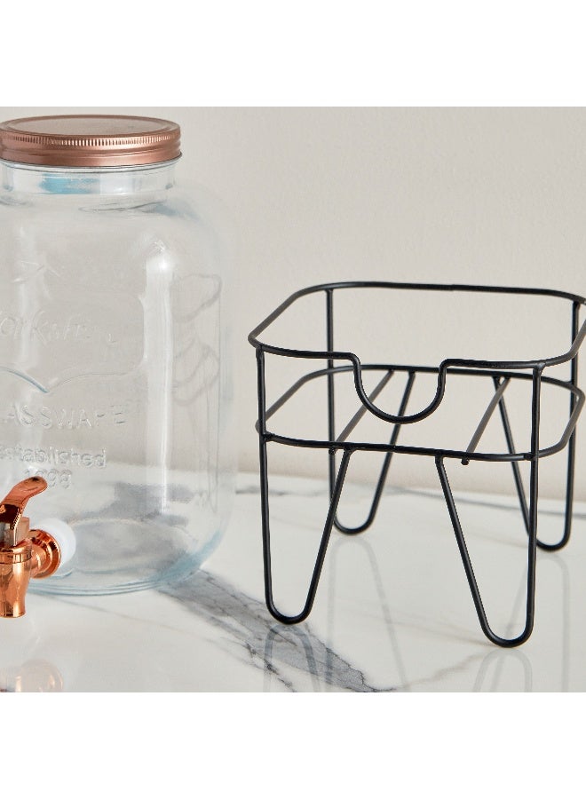 Home Box Aqua Glass Dispenser With Lid - Image 5