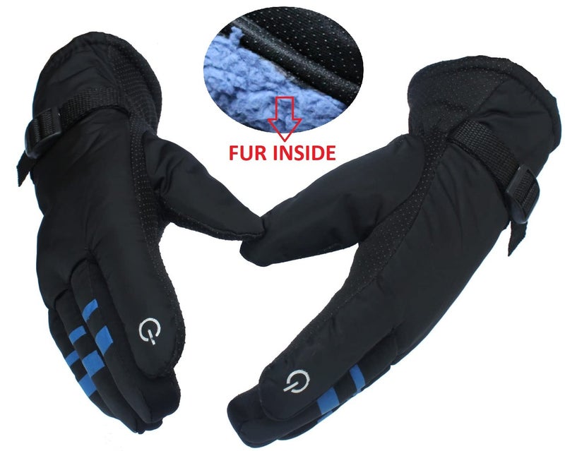 Alexvyan Warm Winter Riding Gloves -20 Temperature Snow proof Protective Gloves for Men, Boys, Male Universal Size - Image 3