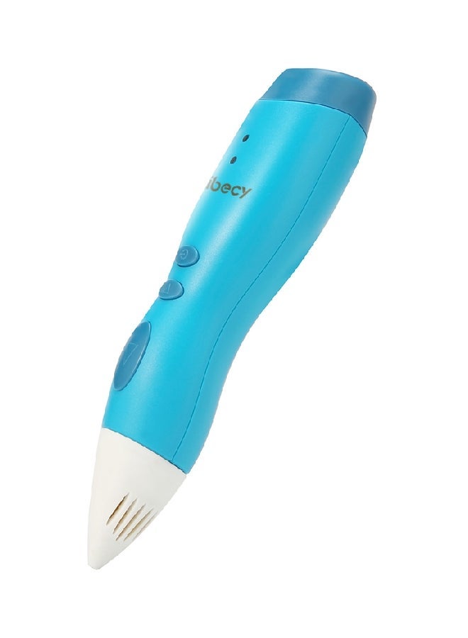 NIBEMINENT 3D DIY Model Making Printing Pen With Rechargeable Battery Blue/White
